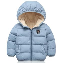 Winter Children Kid's Boy Girl Warm Hooded Jacket Coat Cotton-padded Jacket Parka Overcoat Thick Down Coat for 2-7T