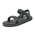 NORTIV 8 Mens Adjust Strap Sandals Open Toe Outdoor Sandals Casual Sports Beach Shoes 181114M BLACK/NAVY/GREY Size 12