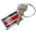 NEONBLOND Keychain Costa Rica Flag with a vintage look