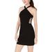 Speechless Womens Embellished Halter Bodycon Dress