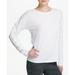 DKNY Womens Sport Long Lace-Up Sleeves T-Shirt