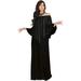 KOH KOH Long Strapless Cocktail Evening Off The Shoulder Cold Sexy Evening Flowy Formal Full Floor Length Tall Drape Gown Maxi Dress For Women Black XXXX-Large US 26-28 NT059