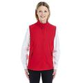 Ladies' Cruise Two-Layer Fleece Bonded SoftÂ Shell Vest - CLASSIC RED - M