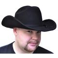 Cowboy Hat Black Felt Med