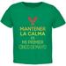 Cinco De Mayo - Mantener Calma Primer Cinco De Mayo Kelly Green Toddler T-Shirt - 3T