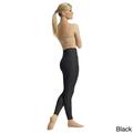 EuroSkins 212-B-S-M Intimates Adult Non-Run Footless Tights, Black - Small & Medium