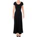 Lauren Ralph Lauren Womens Fadrina Jersey Scoop Neck T-Shirt Dress Black M