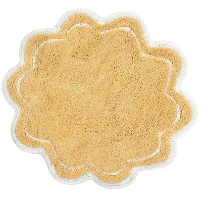 Allure Round Bah Rug Collection by Home Weavers Inc in Butter (Size 30" ROUND)