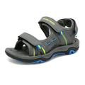 Dream Pairs Kids Girls Boys Outdoor Summer Beach Sports Sandals Casual Walking Sandals 170891_K Dark/Grey/Neon/Green/Blue Size 5