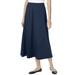 Plus Size Women's Ponte Knit A-Line Skirt by Woman Within in Navy (Size 26/28)