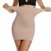 Women High Waist Silky Slip Dress Butt Lift Tummy Control Underskirt Slim Skirts Shapewear Underwear
