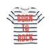 Carters Baby Clothing Outfit Boys Born To Rock Graphic Tee T-shirt White