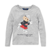 Polo Ralph Lauren GREY Girls Crew Neck Ice Skating Polo Bear Tee 4/4T