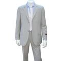 Men's Lightest Tan ~ Beige 2 Button Super Wool Feel Rayon Viscose Dress Business ~ Wedding 2 Piece Side Vented 2 Piece Suits For Men (LIGHT GRAY)