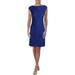 Lauren Ralph Lauren Womens Lace Sleeveless Casual Dress Blue 12