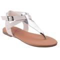 Beverly Hills Polo Club Girls Thong Flat,T-Strap Adjustable Ankle Buckle Strappy Casual Sandal. Beverly Hills Polo Club Girls Thong Flat,T-Strap Adjustable Ankle Buckle Strappy Casual Sandal.