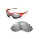 Walleva Titanium Vented Replacement Lenses for Oakley Jawbone Sunglasses