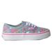 Vans Authentic Girls/Child Shoe Size Kids 5 Athletics VN0A3UIVV3A Rainbow Dragon Blue Fog True White