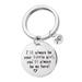 Dido Dad I'll Always Be Your Little Girl You Will Always Be My Hero Keyring Father's Day Birthday Christmas Gift Keychain