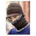 Men Classic Dome Styled Solid Colored Warm Winter Knitted Hat