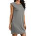 Dress for Women Casual Summer Sleeveless Plain Short Dress Beach Holiday Street A Line Dress with Pockets