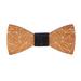 Funcee Handmade Customized Mens Solid Wooden Bow Tie Clips