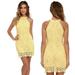 Women Sexy Halter Lace Dress Cocktail Party Bodycon Sleeveless Mini Dress