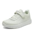 Dream Pairs Kids Sneakers Boys Girls Mesh Strap Sporty Youth Tennis Shoes Zoom-K White Size 3