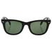Ray Ban RB 4105 601-S Folding Wayfarer - Black Matte/Green by Ray Ban for Men - 50-22-140 mm Sunglasses