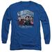 I Love Lucy Golden Opportunity Long Sleeve Adult 18/1 T-Shirt Royal Blue