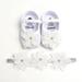 Baby Girl Infants Embroidery Floral Pattern Princess Shoes Lace Flower Headwear Photography Props Set