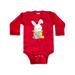 Inktastic Easter Bunny, Little Bunny, Easter Eggs Basket Infant Long Sleeve Bodysuit Unisex