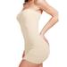 QRIC Shapewear Control Slip Dress for Women Strapless Full Slips Body Shaper Tummy Control Seamless Under Dress