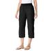 Woman Within Women's Plus Size Petite Convertible Length Cargo Capri Pant