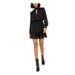 Bar III Womens Puff Sleeve Smocked Mini Dress