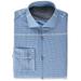 Calvin Klein Men's Dress Shirts Xtreme Slim Fit Check-Thermal Stretch, Cadet Blue, 17"-17.5" Neck 34"-35" Sleeve (X-Large)