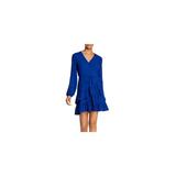 1.State Womens Tiered Ruffle Party Wrap Dress