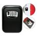 Meterk Key Storage Lock Box 4-Digit Combination Lock Box Wall Mounted Lock Box Key Box Key Holder