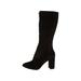 Nine West Womens Waterfall Leather Cap Toe Knee High Fashion Boots