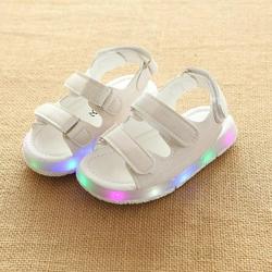 Girls Boys Sandals LED Glow Children Beach Shoes Summer Child Shoes Cute Girls Shoes Design Casual Kids Sandals