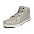 DREAM PAIRS Mens Fashion Light Weight High Top Side Zipper Casual Sneaker Shoes 160309-M GREY Size 8.5