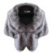 Women Coat Cape Faux Fur Leopard Wedding Coats Winter Jacket Female Shrug Shawl Outerwear