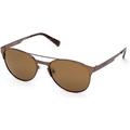 Sunglasses Kenneth Cole New York KC 7224 49H matte dark brown / polarized