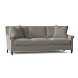Fairfield Chair Libby Langdon 85.5" Flared Arm Sofa w/ Reversible Cushions Polyester/Other Performance Fabrics in Gray/Brown | Wayfair