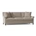 Fairfield Chair Libby Langdon 85.5" Flared Arm Sofa w/ Reversible Cushions Polyester/Other Performance Fabrics in Green/Brown | Wayfair