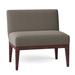 Slipper Chair - Fairfield Chair Granada 32" W Slipper Chair Polyester/Other Performance Fabrics in Gray/Brown | 31 H x 32 W x 24.5 D in | Wayfair