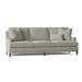 Fairfield Chair Kensington 90" Recessed Arm Sofa w/ Reversible Cushions in Red/Gray/Brown | 35.5 H x 90 W x 37.5 D in | Wayfair