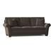 Fairfield Chair Franklin 87.5" Flared Arm Sofa w/ Reversible Cushions in Blue/Brown | 36 H x 87.5 W x 36.5 D in | Wayfair 3718-50_8789 90_Walnut