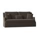 Fairfield Chair Savannah 87.5" Chenille Round Arm Sofa w/ Reversible Cushions Polyester/Other Performance Fabrics in Gray | Wayfair 2728-50_9508 61