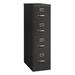Brayden Studio® Kane 4-Drawer Vertical Filing Cabinet Metal/Steel in Gray/Black | 52 H x 15 W x 26.5 D in | Wayfair